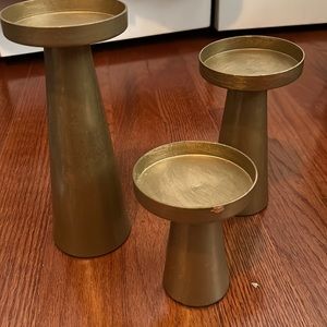 Brass candle holder